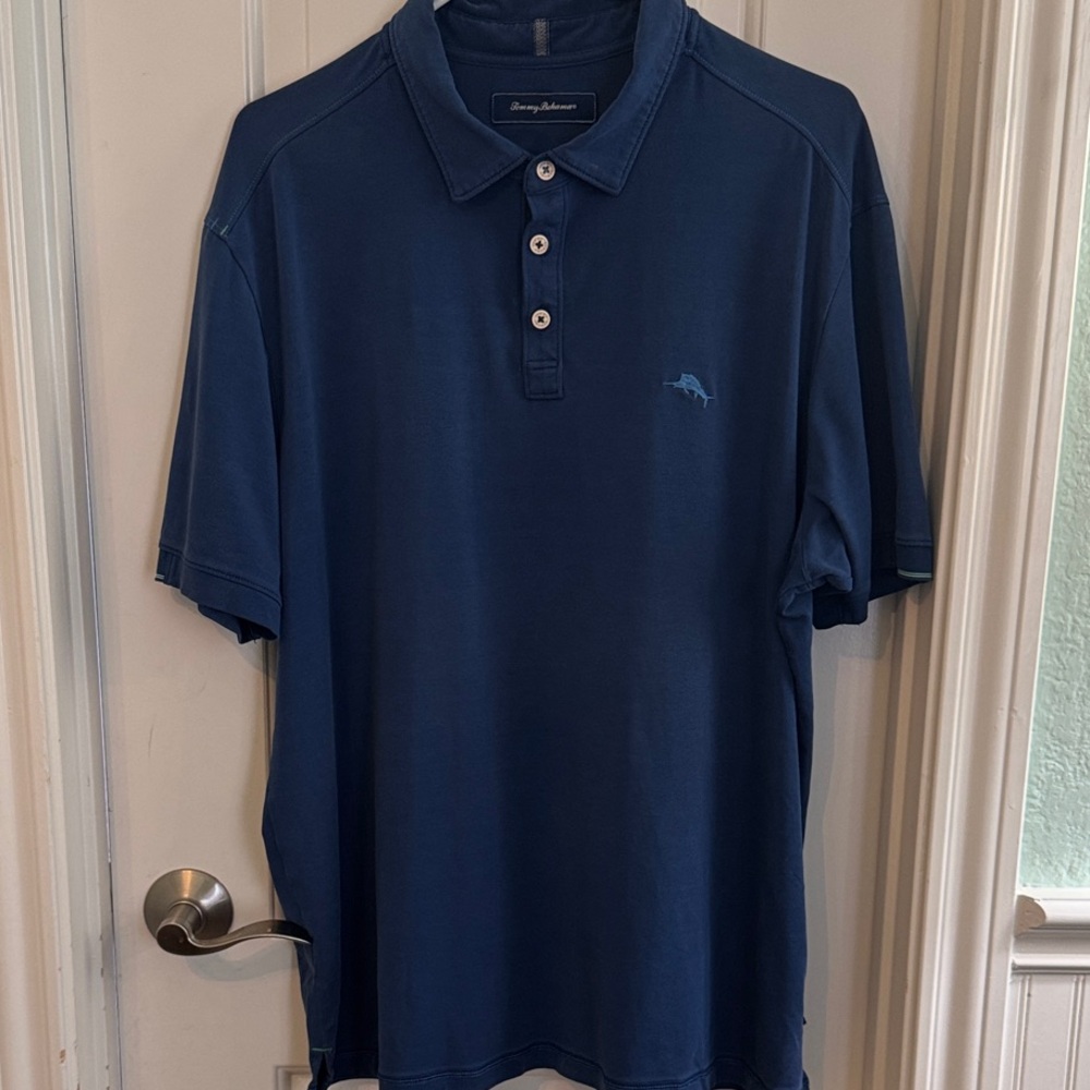 Tommy Bahama Men's Deep Blue Polo Shirt